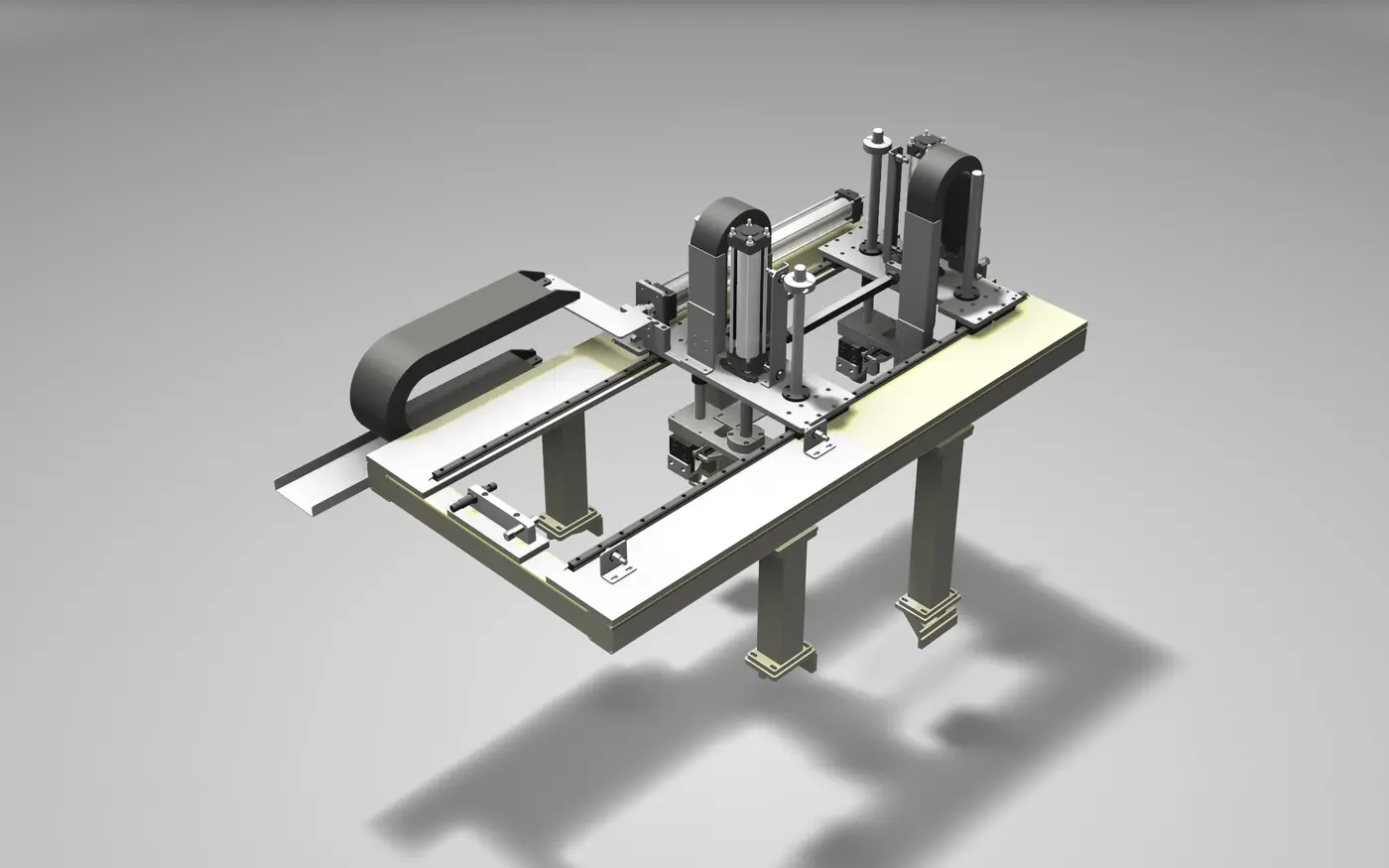 자동 로더 장비 3D 설계 모델